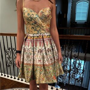 Sherri hill multi print dress!